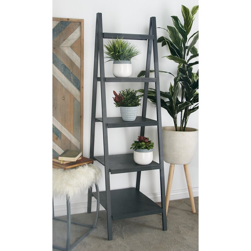 Cole & Grey Ladder Bookcase & Reviews Wayfair